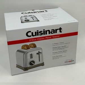 Cuisinart CPT-160P1 2-Slice Toaster‎ Silver New in Box NIB